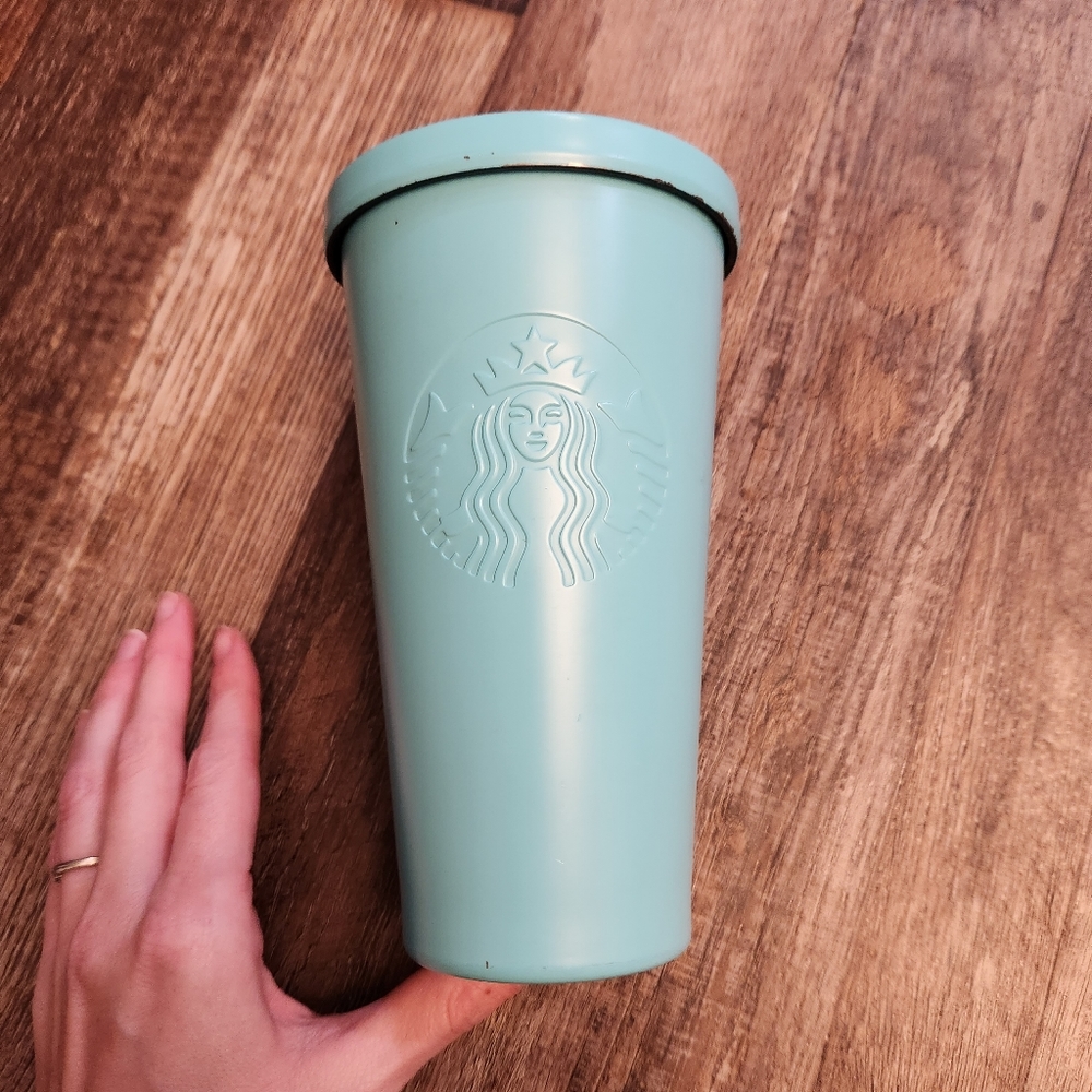 Starbucks Teal Stainless Steel Tumbler - Picture 2 of 6